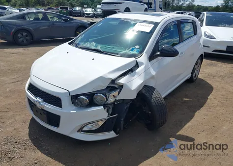 2013 Chevrolet Sonic Rs Auto from USA, damaged, VIN 1G1JG6SB2D4236769